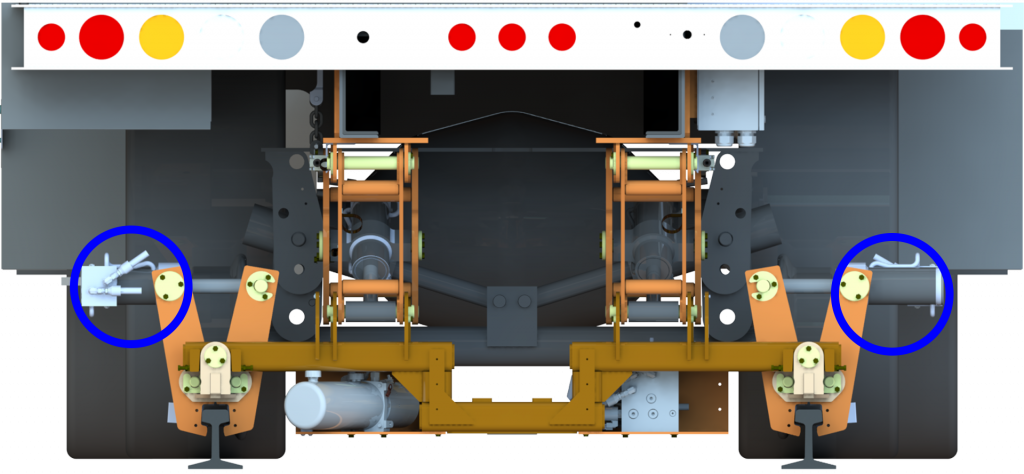 Rail Brake - Carrier Cylinders